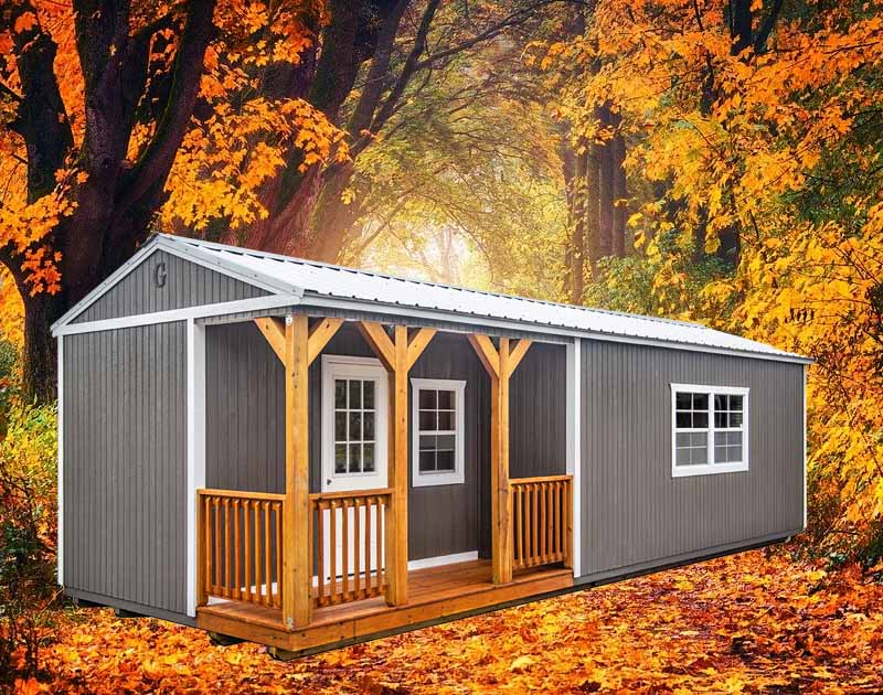 Graceland Corner Porch Cabin